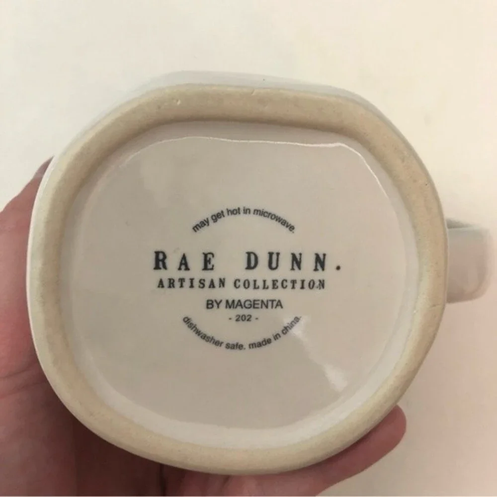 Rae Dunn Cocoa Mug One Size Hot Chocolate Cup Winter Snow